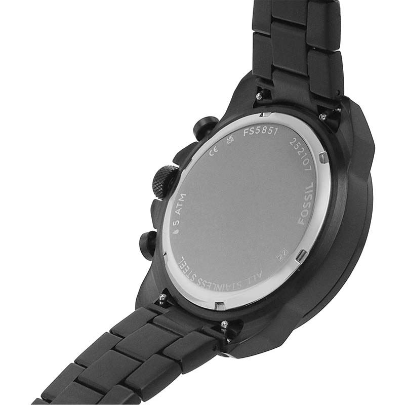 Fossil Bronson Chronograph Black Dial Men’s Watch- FS5851